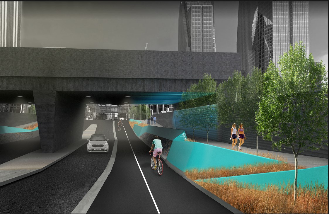 Reimagined 5 Street S.W. underpass provides immersive experience for commuters